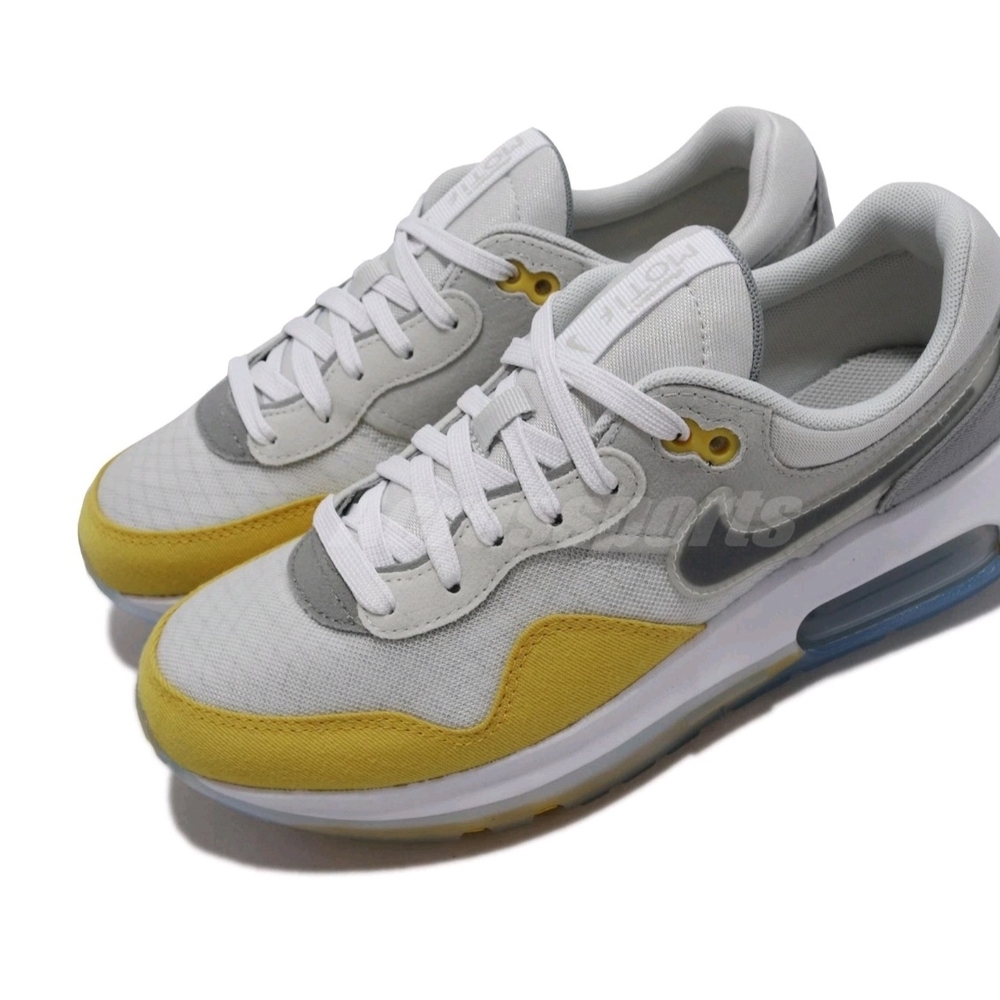Nike White and Yellow Sneakers